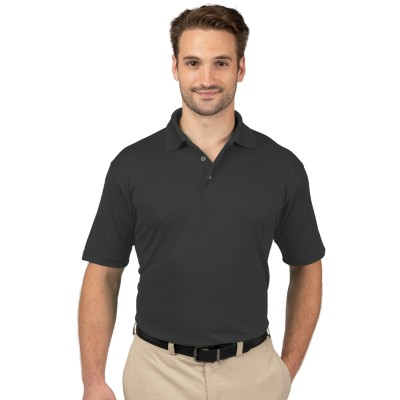 Blue Generation BG7219 Men's Wicking Short-Sleeve Polo