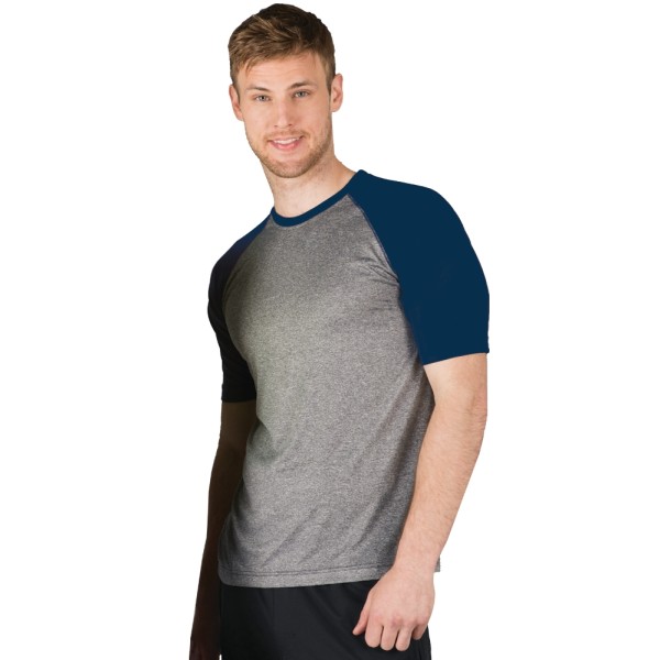 BG7305 Blue Generation Heather Grey Navy