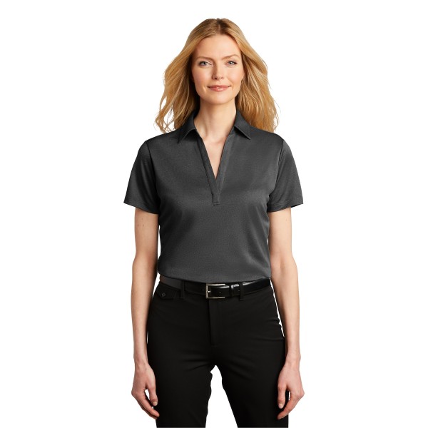 LK542 Port Authority Black Heather