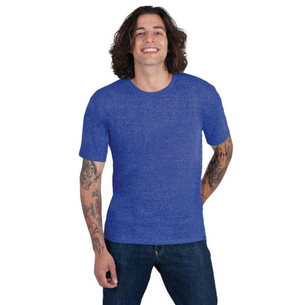 BG7306 Blue Generation Royal Triblend Tee