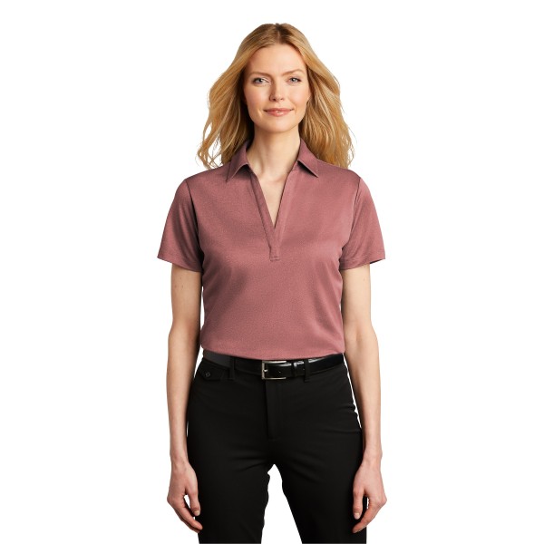 LK542 Port Authority Garnet Heather
