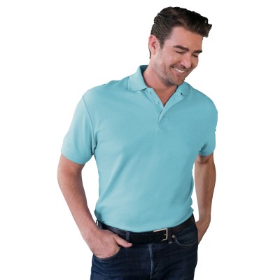 Blue Generation BG7500 Men's Soft Touch Short-Sleeve Pique Polo