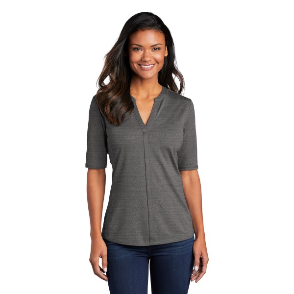 LK583 Port Authority Black/ Thunder Grey