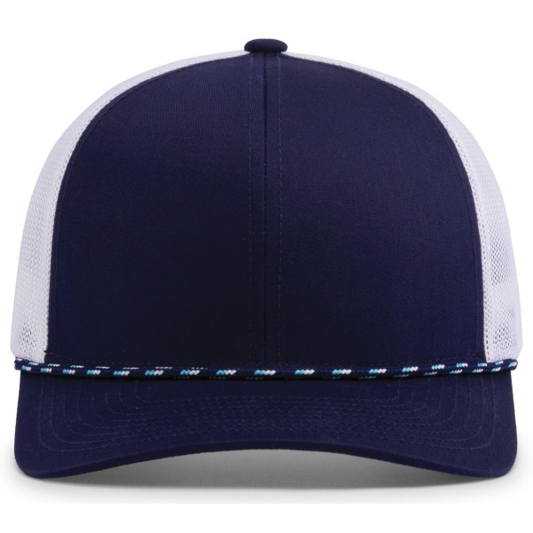 104BR Pacific Headwear TRUE NAVY/WHITE/TRUE NAVY