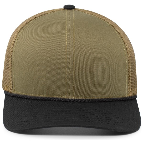 104BR Pacific Headwear MOSS GREEN/BLACK