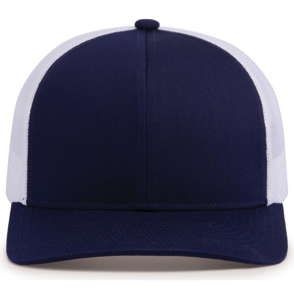 104C Pacific Headwear TRUE NAVY/WHITE/TRUE NAVY