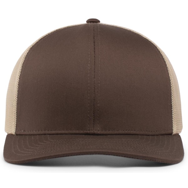 104C Pacific Headwear BROWN/KHAKI/BROWN