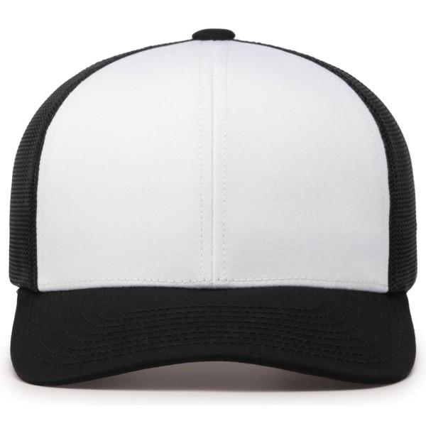 104C Pacific Headwear White/Black