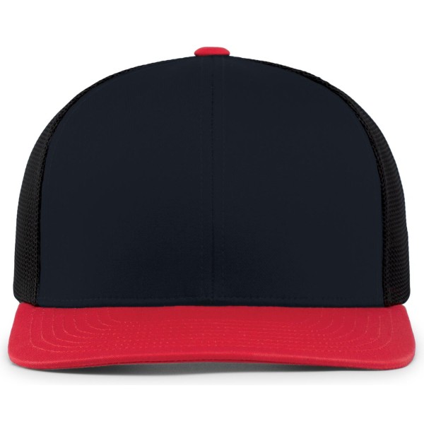 104C Pacific Headwear Navy/Red