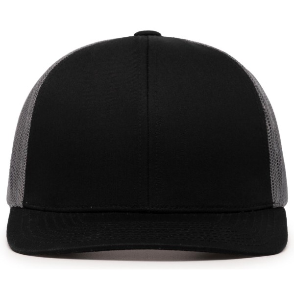 104C Pacific Headwear BLACK/GRAPHITE/BLACK