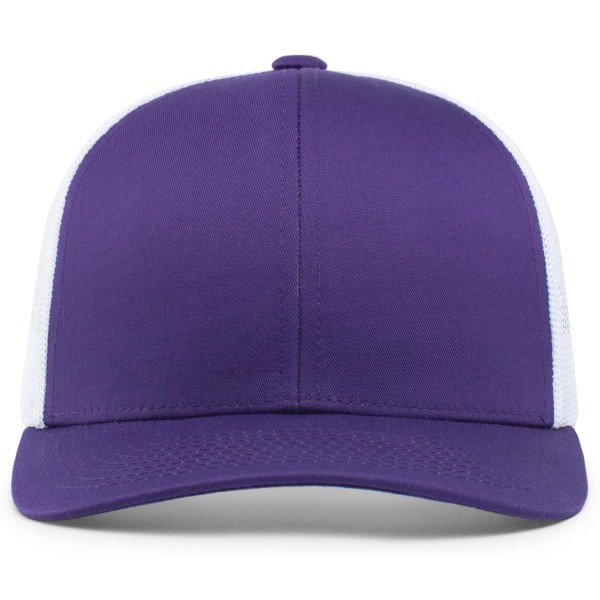 104C Pacific Headwear PURPLE/WHITE/PURPLE