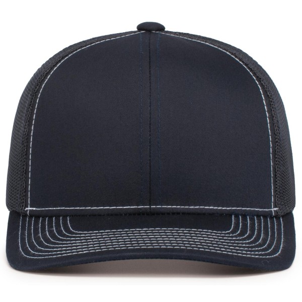 104S Pacific Headwear NAVY/WHITE