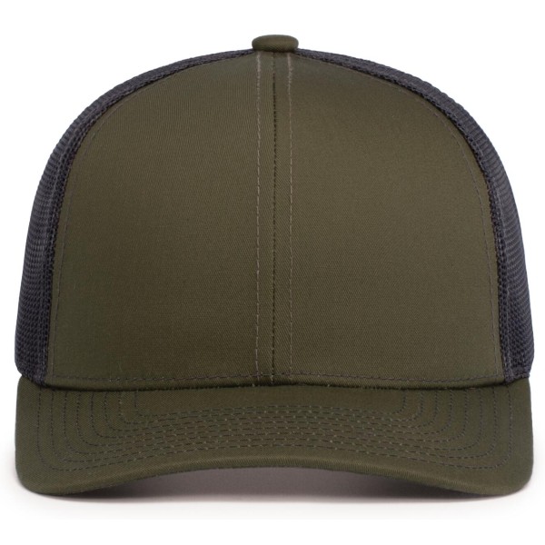 104S Pacific Headwear MOSS/LT CHARCOAL/MOSS