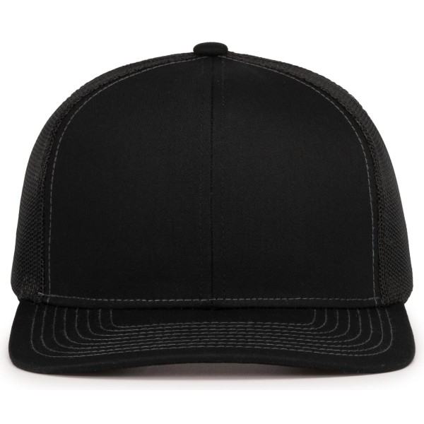 104S Pacific Headwear BLACK/GRAPHITE