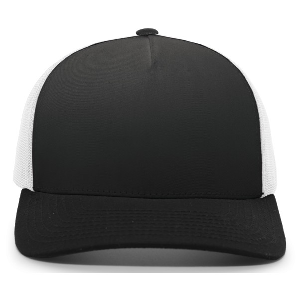 105C Pacific Headwear BLACK/WHITE/BLACK