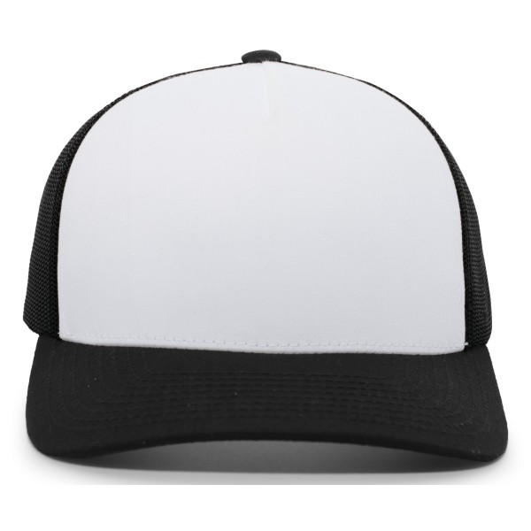 105C Pacific Headwear WHITE/BLACK/BLACK