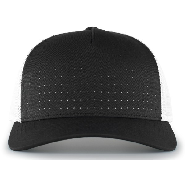 105P Pacific Headwear BLACK/WHITE/BLACK