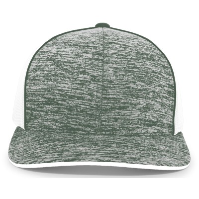 Pacific Headwear 106C Aggressive Heather Trucker Snapback Cap
