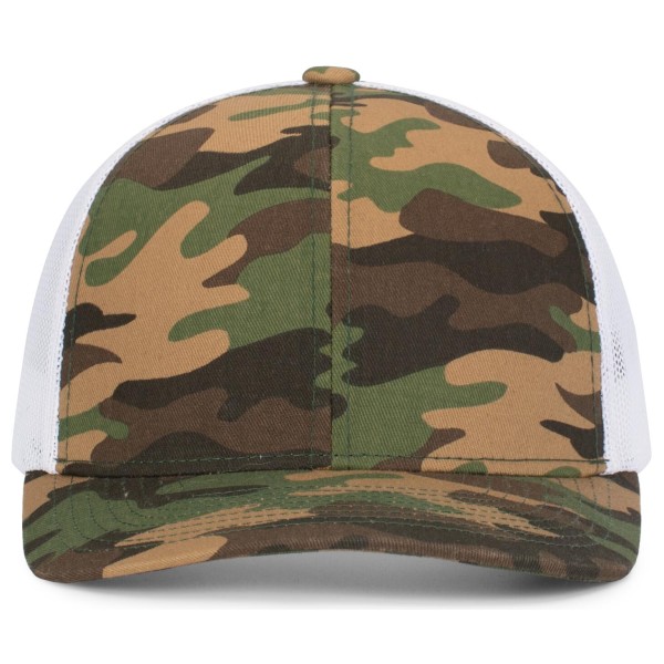 108C Pacific Headwear ARMY/WHITE/ARMY