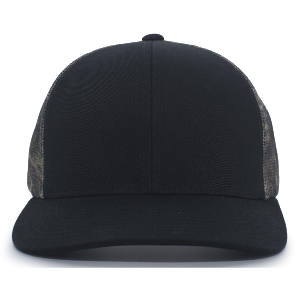 108C Pacific Headwear BLACK/BREAK-UP-COUNTRY/BLACK