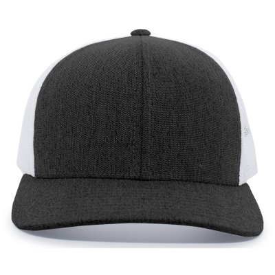 Pacific Headwear 110C Heather Trucker Snapback Cap
