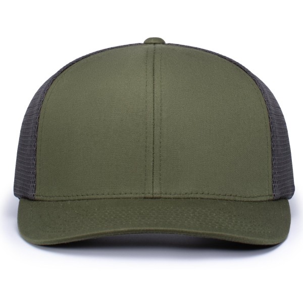 110F Pacific Headwear MOSS/GRAPHITE/MOSS