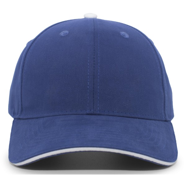 121C Pacific Headwear ROYAL/WHITE