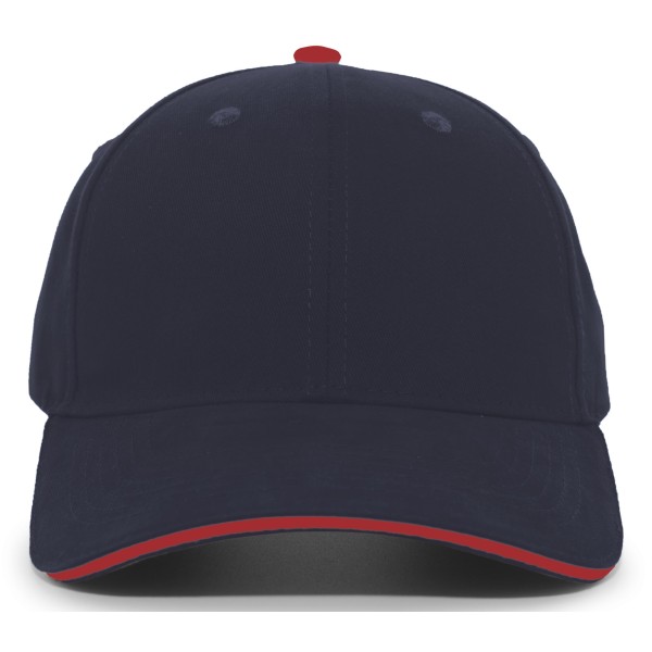 121C Pacific Headwear Navy/Red