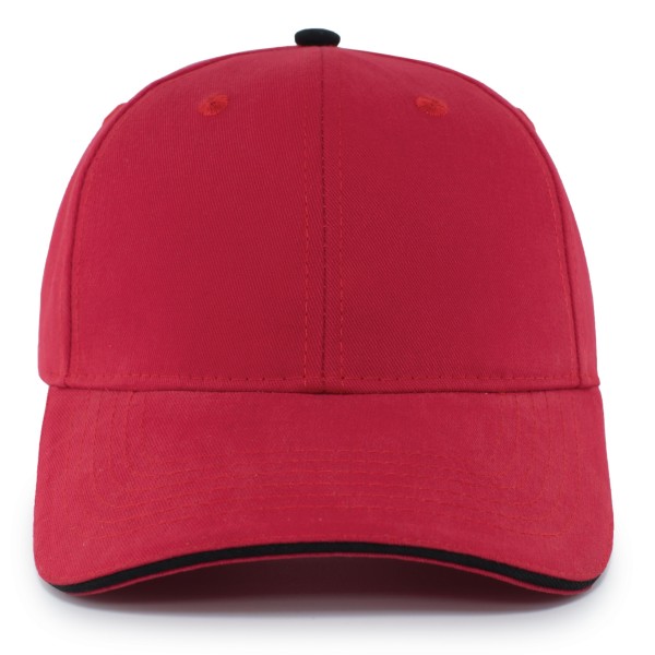 121C Pacific Headwear RED/BLACK