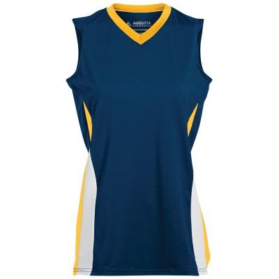 Augusta Sportswear 1355 NAVY/GOLD/WHITE
