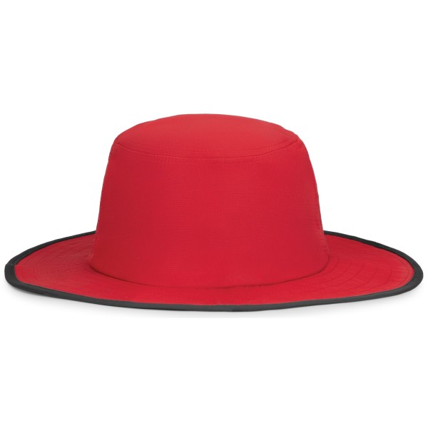 1964B Pacific Headwear RED/GRAPHITE