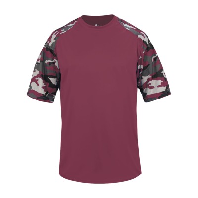 Badger Sport 214100 YOUTH CAMO SPORT TEE