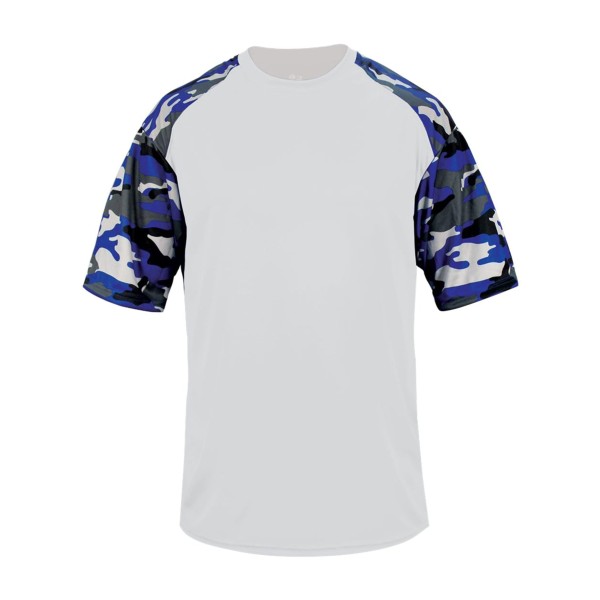 214100 Badger WHITE/ROYAL CAMO (BA)