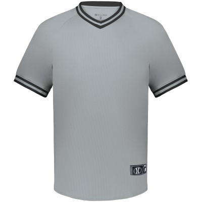 Holloway 221021 Retro V-Neck Baseball Jersey