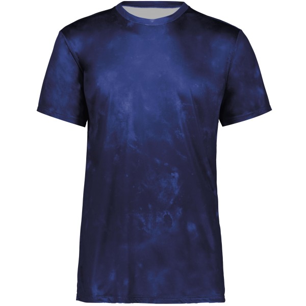 222596 Holloway Navy Cloud Print