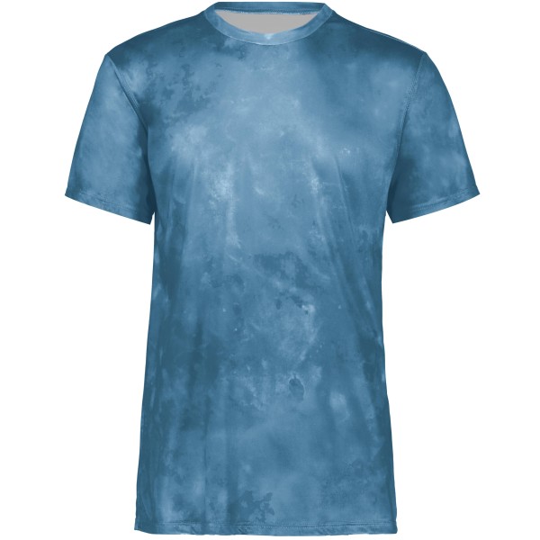 222596 Holloway Columbia Blue Cloud Print