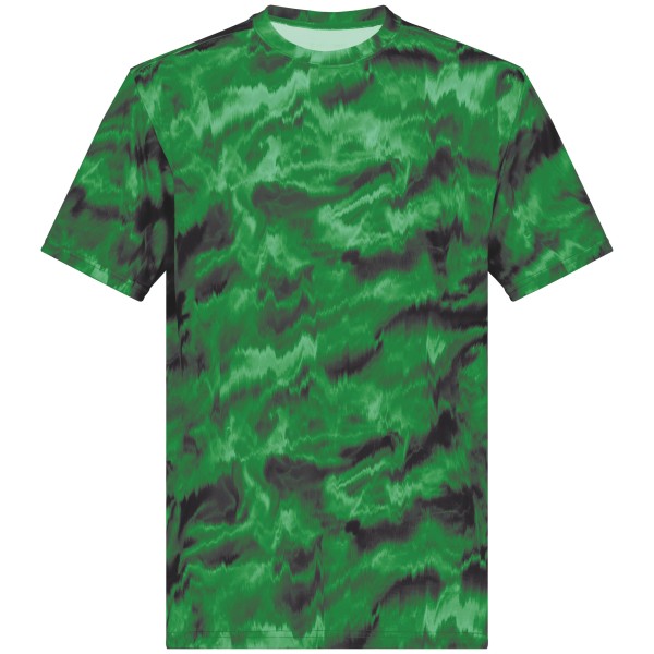 222596 Holloway DARK GREEN SHOCKWAVE PRINT