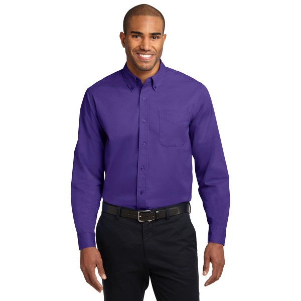 S608 Port Authority Purple/ Light Stone