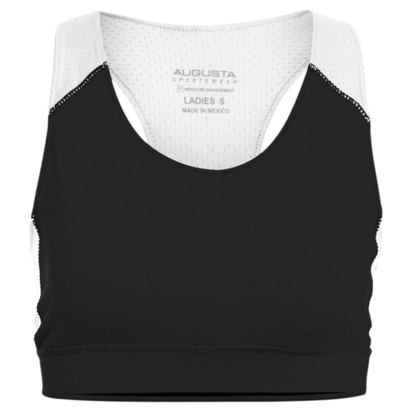 2417 Augusta Sportswear BLACK/WHITE
