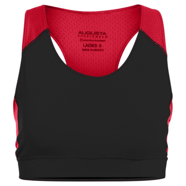 2417 Augusta Sportswear BLACK/RED