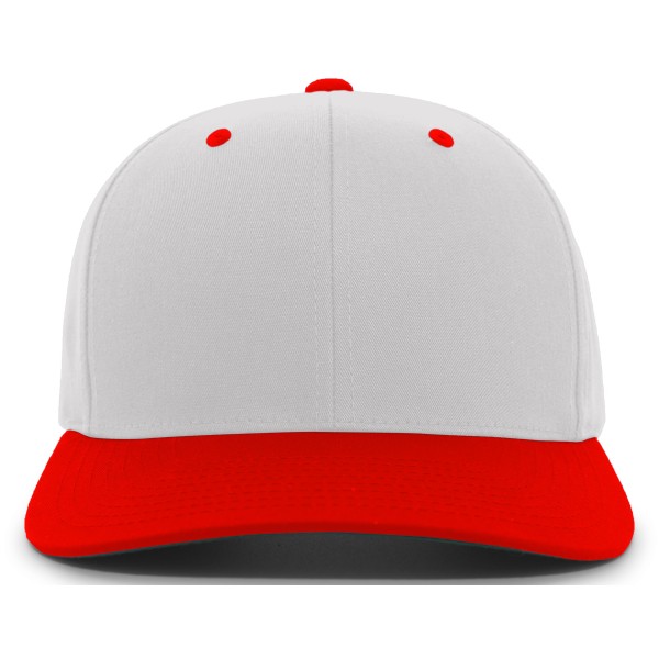302C Pacific Headwear Silver/Red