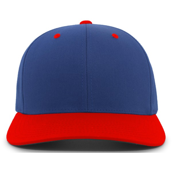 302C Pacific Headwear ROYAL/RED