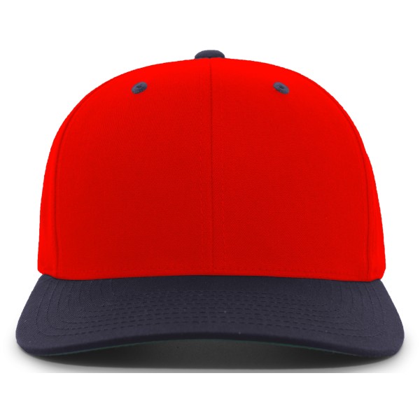 302C Pacific Headwear Red/Navy