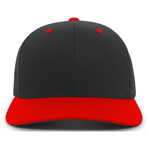302C Pacific Headwear BLACK/RED