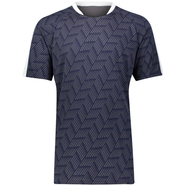 322980 High 5 NAVY PRINT/WHITE