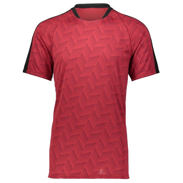 322981 High 5 MAROON PRINT/BLACK