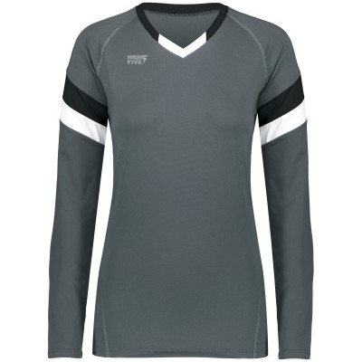 High 5 342242 Ladies TruHit Tri-Color Long Sleeve Jersey