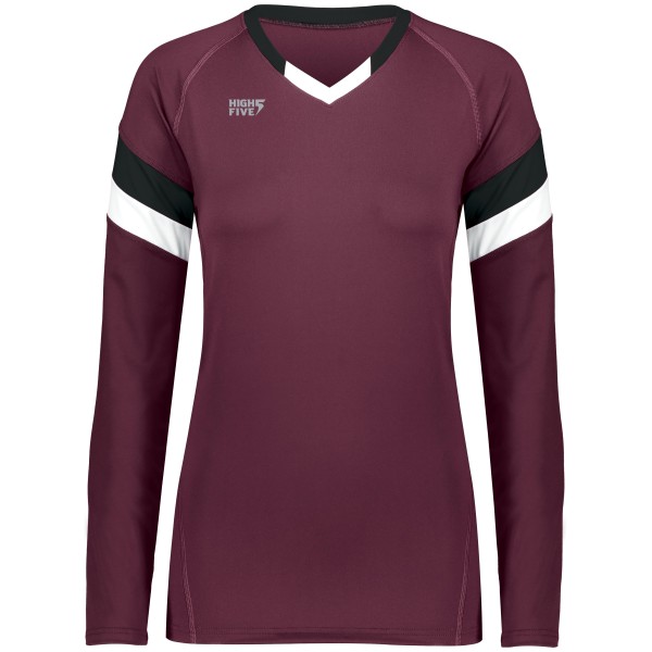 342242 High 5 Maroon/Black/White