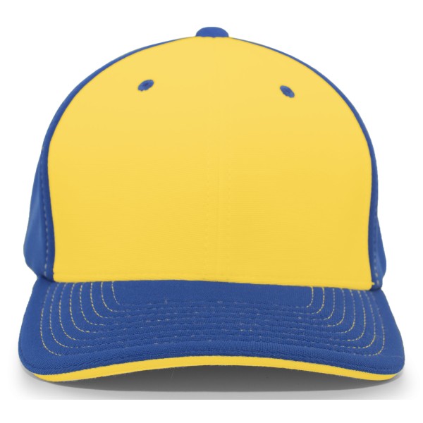 398F Pacific Headwear GOLD/ROYAL/ROYAL