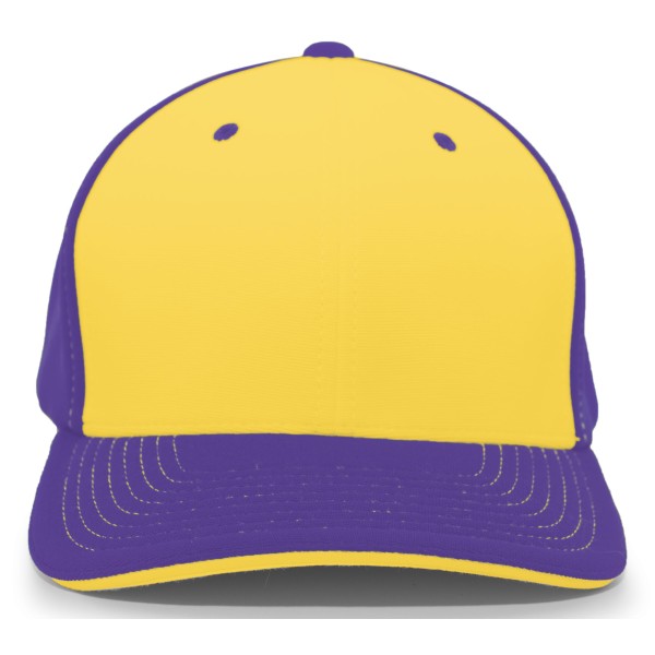 398F Pacific Headwear GOLD/PURPLE/PURPLE